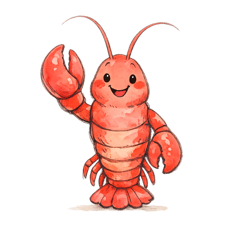 Lobby the Lobster, the Short O friend