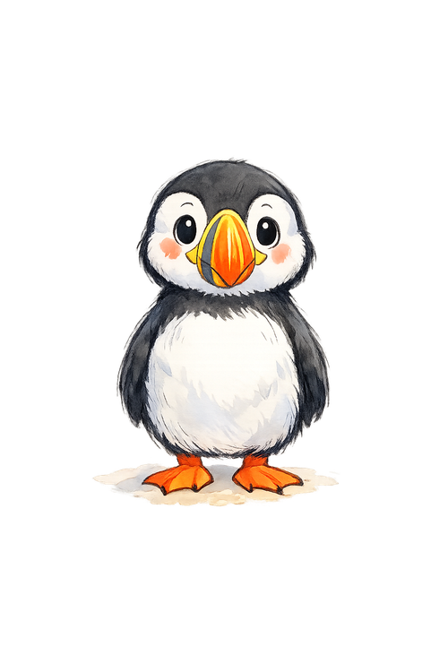 Puff the Puffin, the Short U friend
